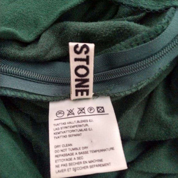 Jamie Stone Emerald Green Microsuede Midi … - Picture 6 of 7